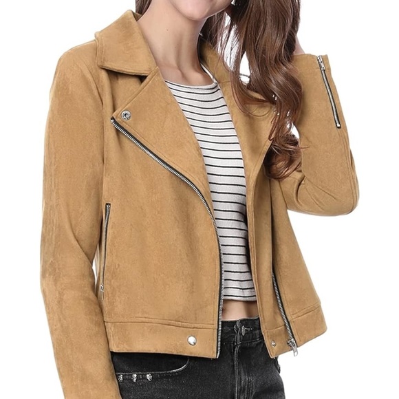 Allegra K Women's Moto Jacket Zeus XS - Picture 4 of 6